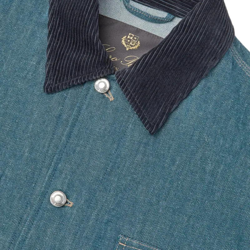 Loro Piana Jackets Men Blue-6