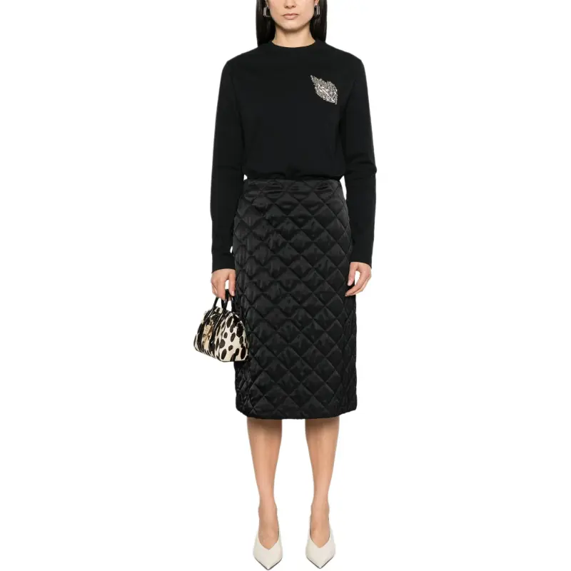 JIL SANDER Brooch detail T shirt-1