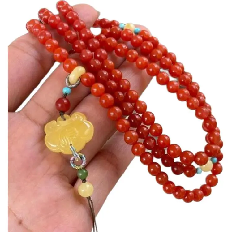 COUMILA South Red Agate Fine Jade Bracelets Unisex Brand New-1