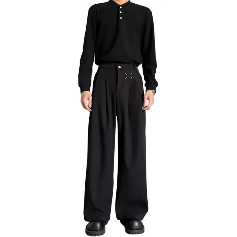 DARK HORSE Casual Pants Unisex Black-4