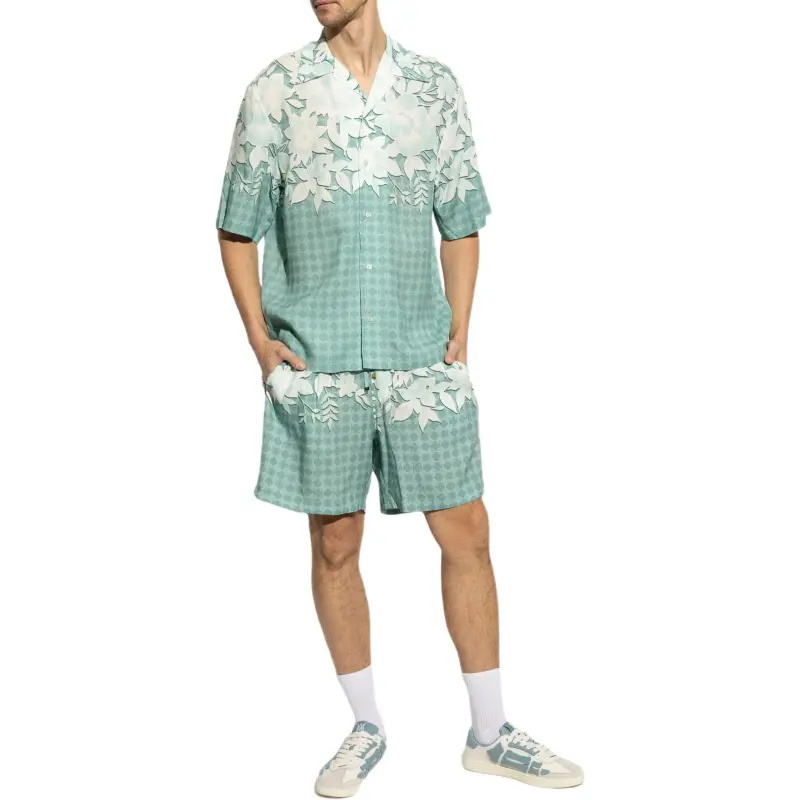 AMIRI Short Sleeved Floral Printed Shirt-3