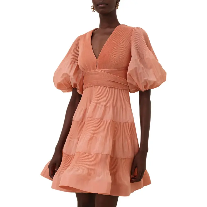 Zimmermann Pleated Mini Dress-5