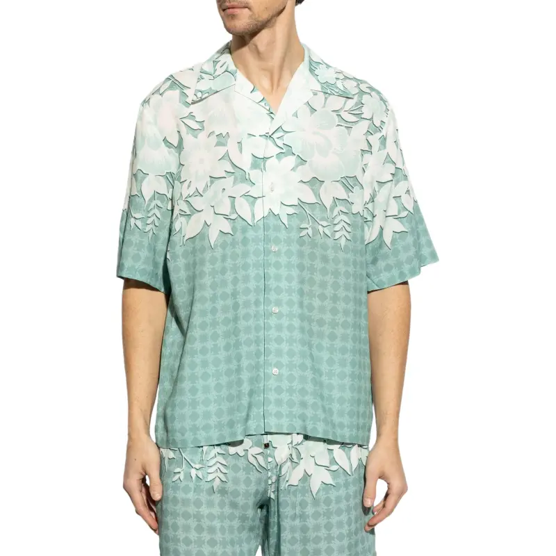 AMIRI Short Sleeved Floral Printed Shirt-1