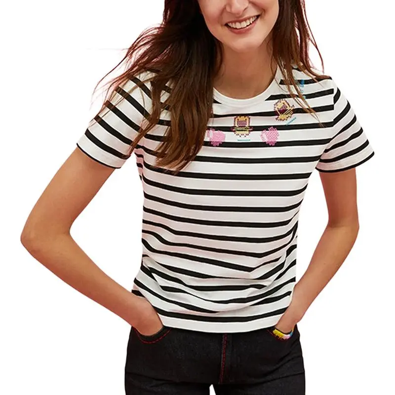 MAX&Co. T Shirt Women's Sky Blue-3