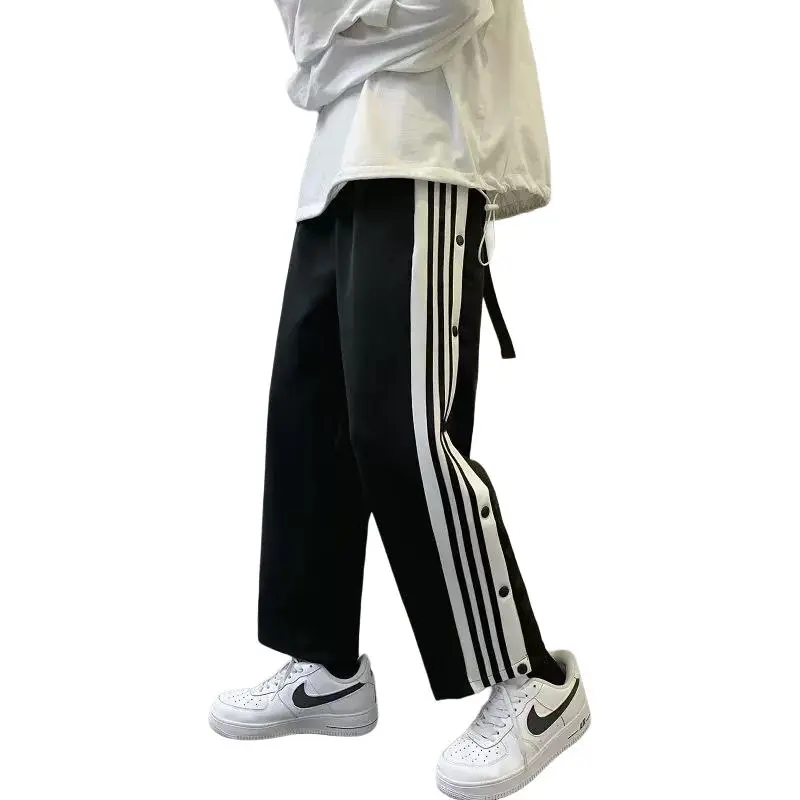JIMI&JONS Casual Pants Unisex Black-3