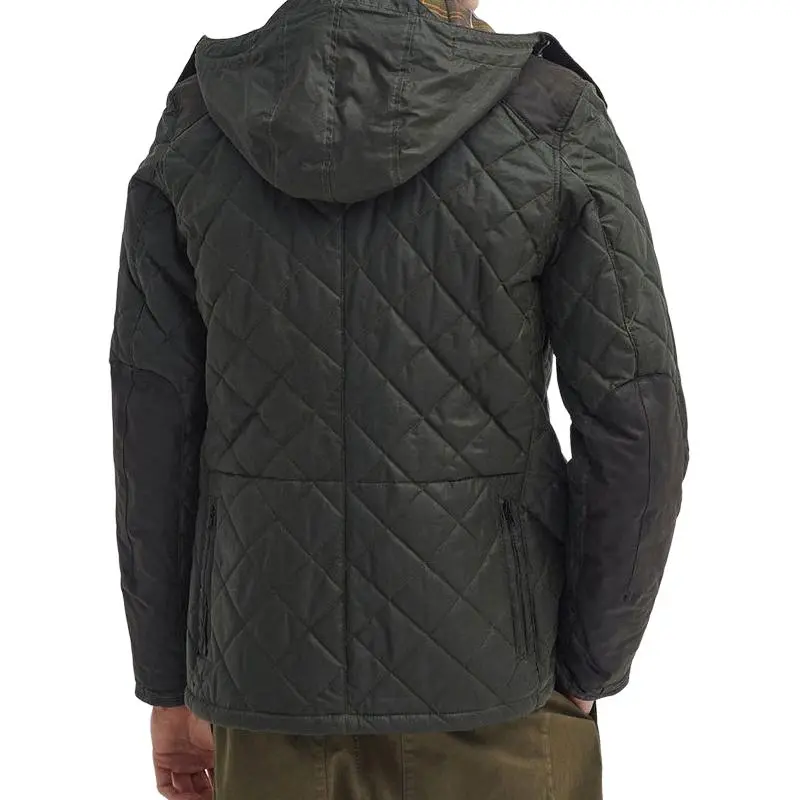 BARBOUR Puffer Jacket Men's Army Green-2