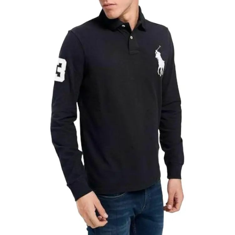 Polo Ralph Lauren Polo Shirt Men's Black-3
