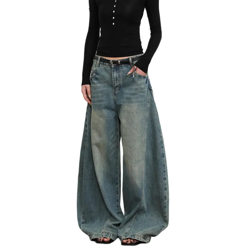 HAPPY PARTY Jeans Unisex Blue-2