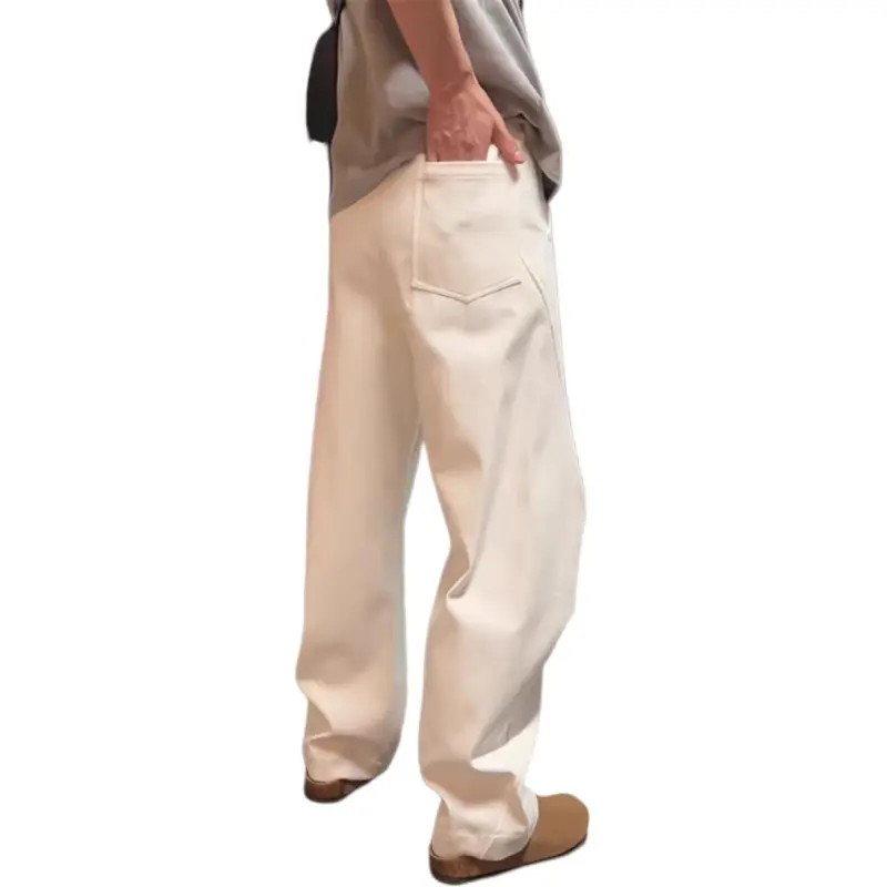 CORNILOT Casual Pants Unisex White-1