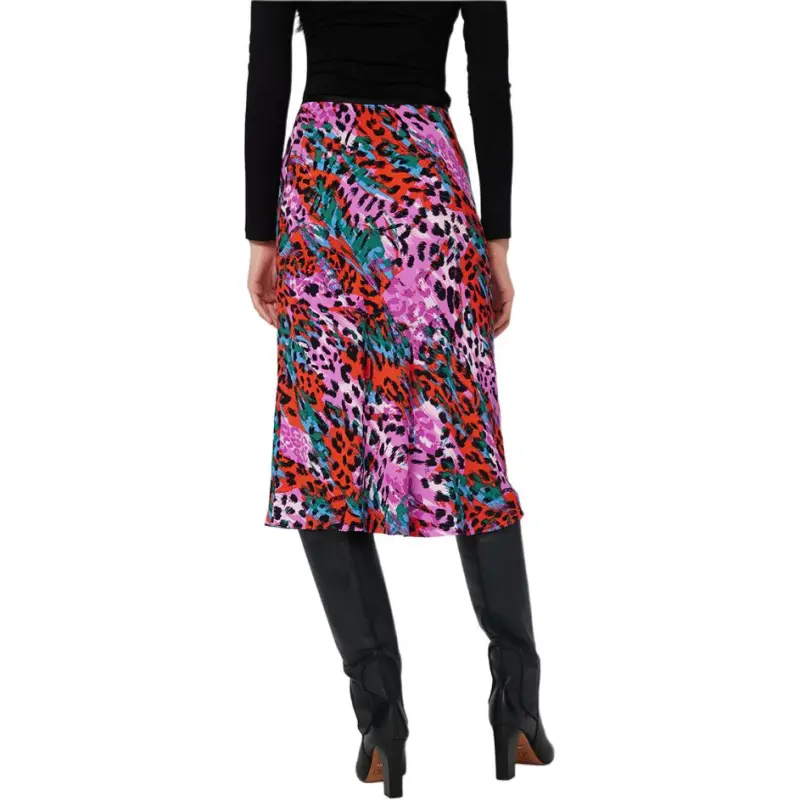 Diane Von Furstenberg SS25 Casual Long Skirt Women's Multicolor-2
