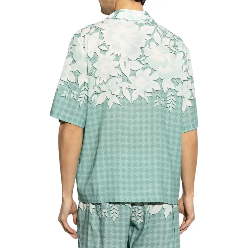 AMIRI Short Sleeved Floral Printed Shirt-2