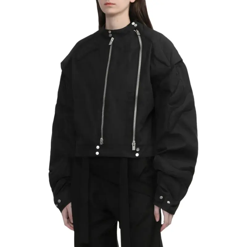HELIOT EMIL Zip detail Bomber Jacket-4
