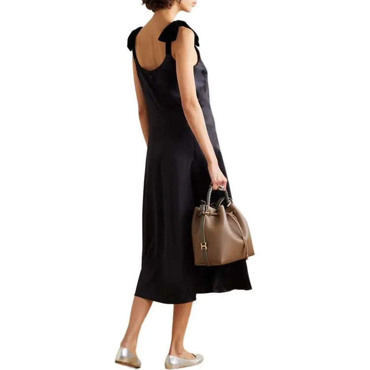 Chloe SS24 Slip Dresses Women's Black-1