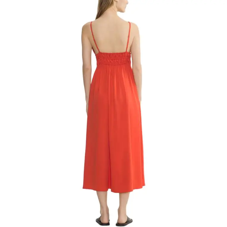 ARITZIA SS25 Fashion Solid Color Slim Fit V Neck Slip Dress Women's-3