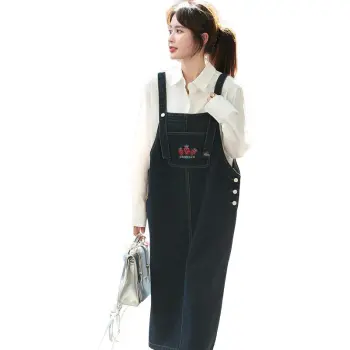 Tonlion Slip Dresses Women's Dark Denim Blue