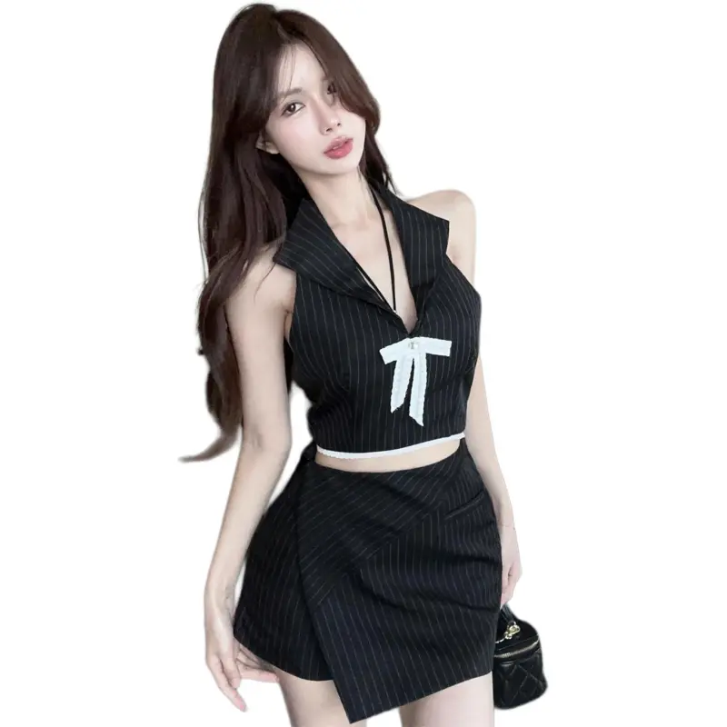 Mu Xiao Xin Two Piece Skirt Sets Women's-3
