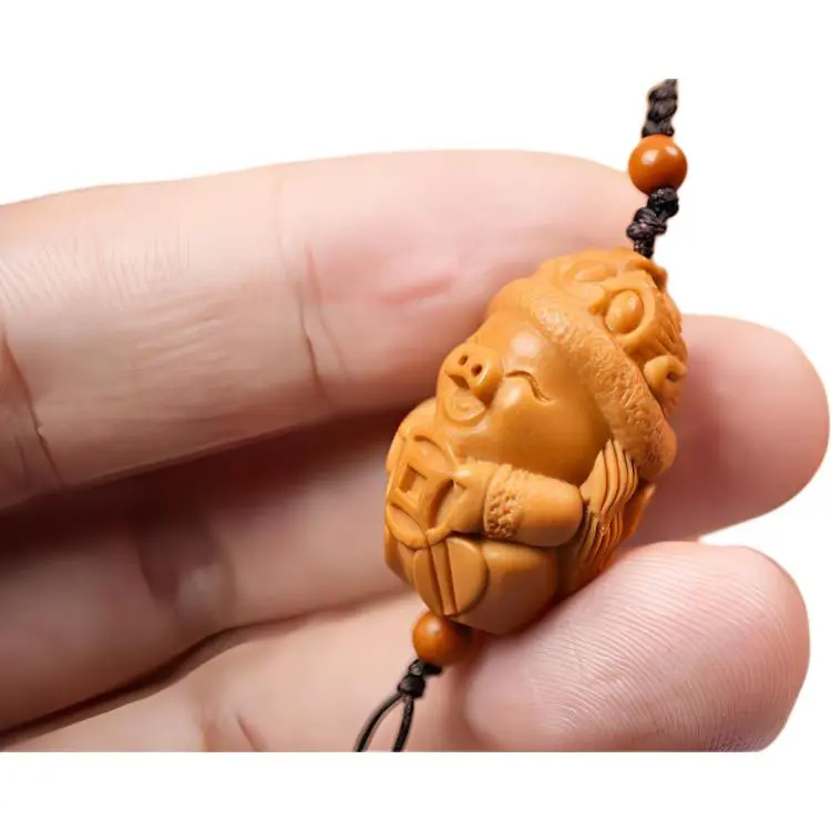 LANPIN Olive Pit Walnut Pendants Unisex-4