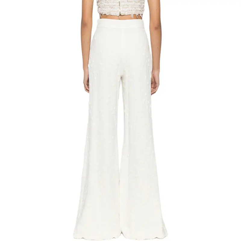 ELIE SAAB Embroidered Flared Trousers-2