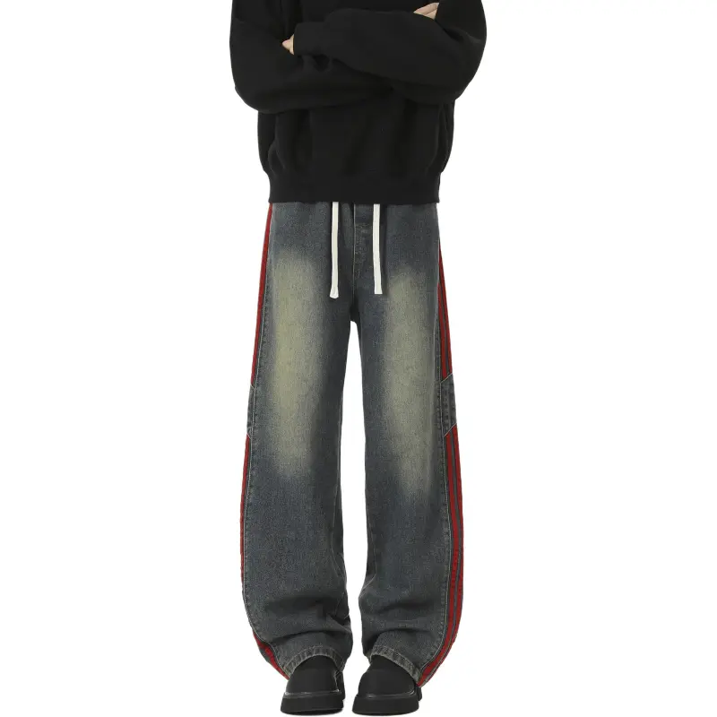 WELTER EXPERIMENT Classic Fashion Jeans Unisex-1