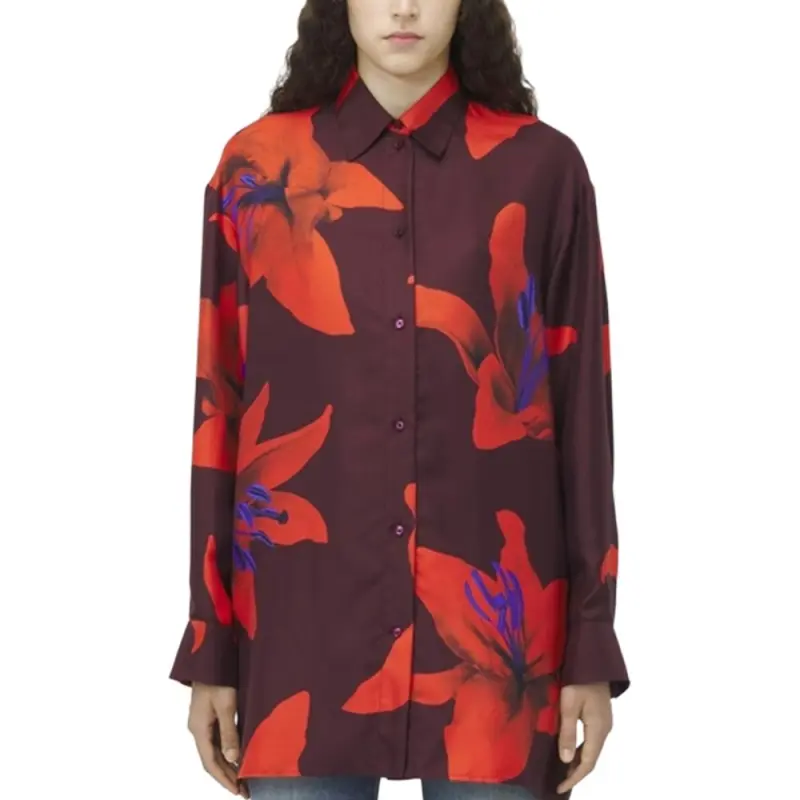 Alexander McQueen Floral Printed Buttoned Shirt-2