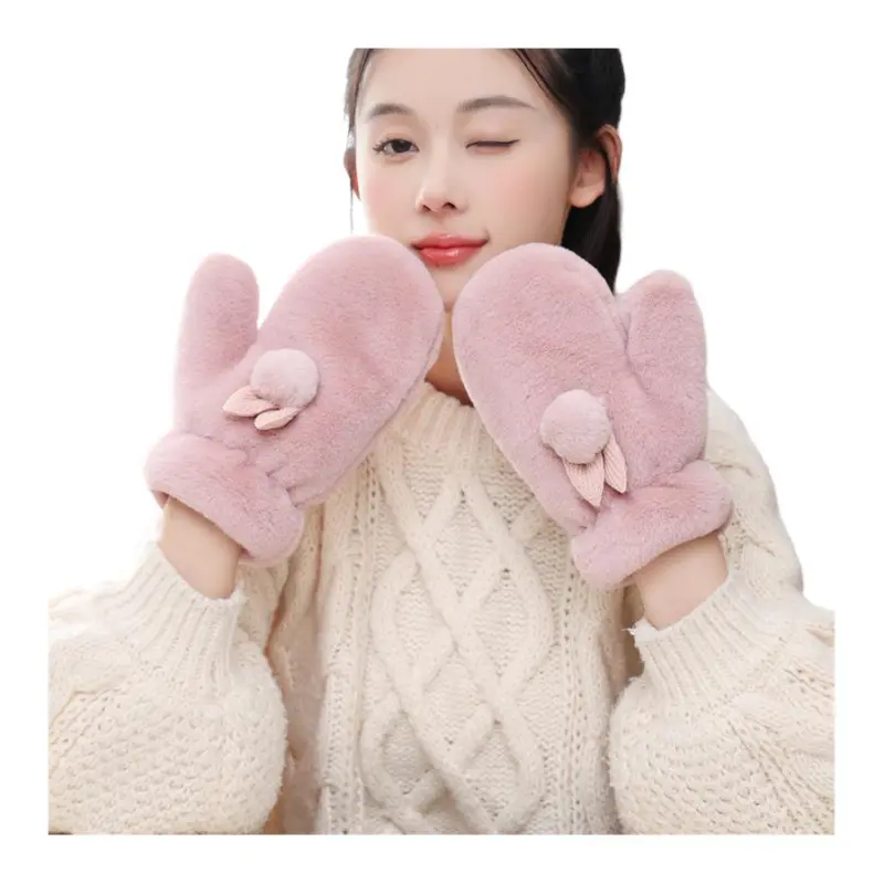 JEANSWEST Polyester Knit Gloves Unisex-6