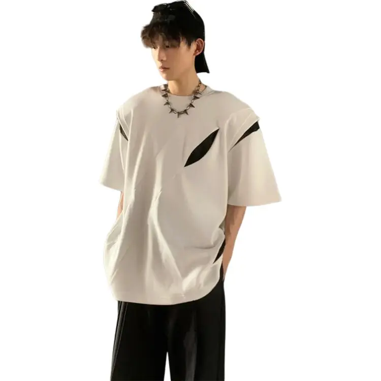 PAINT STAIN Classic Minimalist Style T Shirt Unisex-1