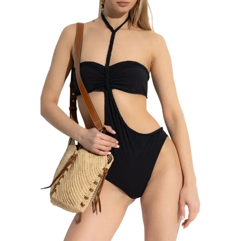 ISABEL MARANT Farah Ruched One Piece Swimsuit-1