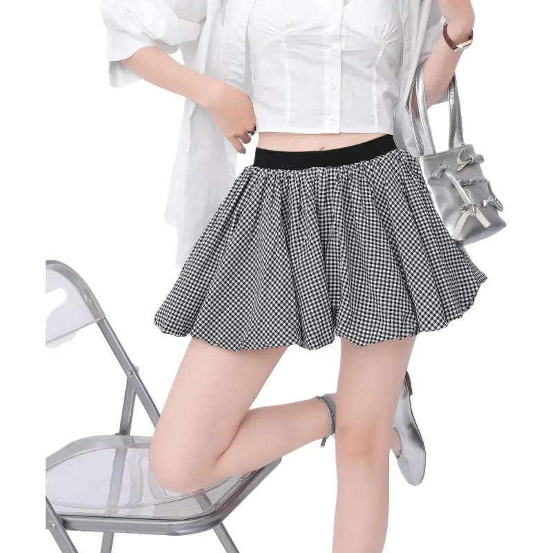 Mu Xiao Xin Casual Short Skirts Women's-2