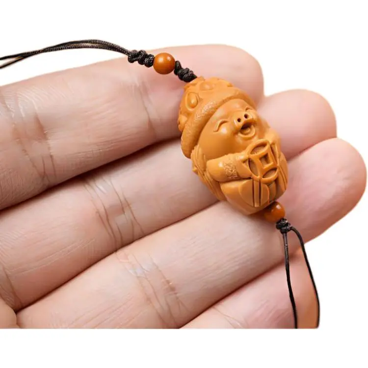 LANPIN Olive Pit Walnut Pendants Unisex-1