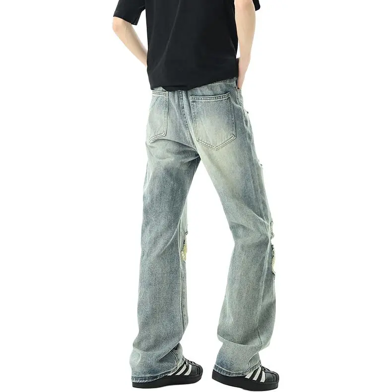 Fashion Versatile Jeans Unisex Blue Shades-4