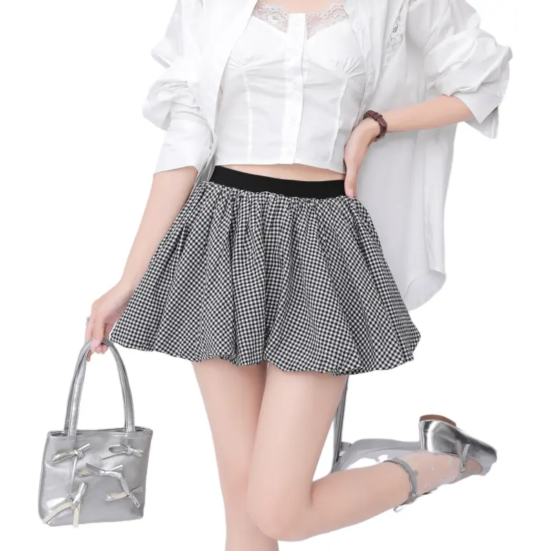 Mu Xiao Xin Casual Short Skirts Women's-3