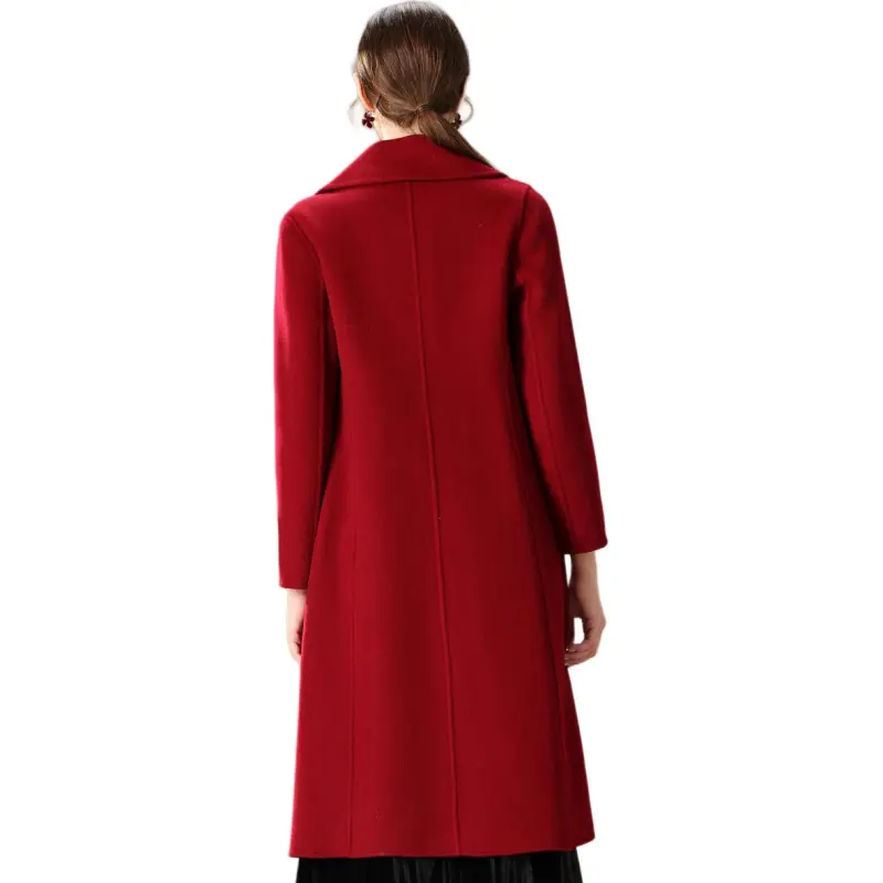 FENHONGMALI Coats Women's Red-0