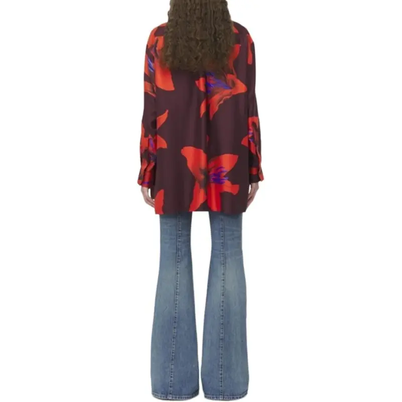 Alexander McQueen Floral Printed Buttoned Shirt-3