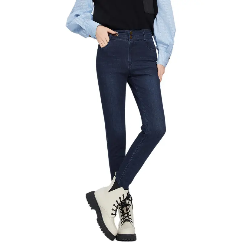 E.BECKY Jeans Women's Indigo-1
