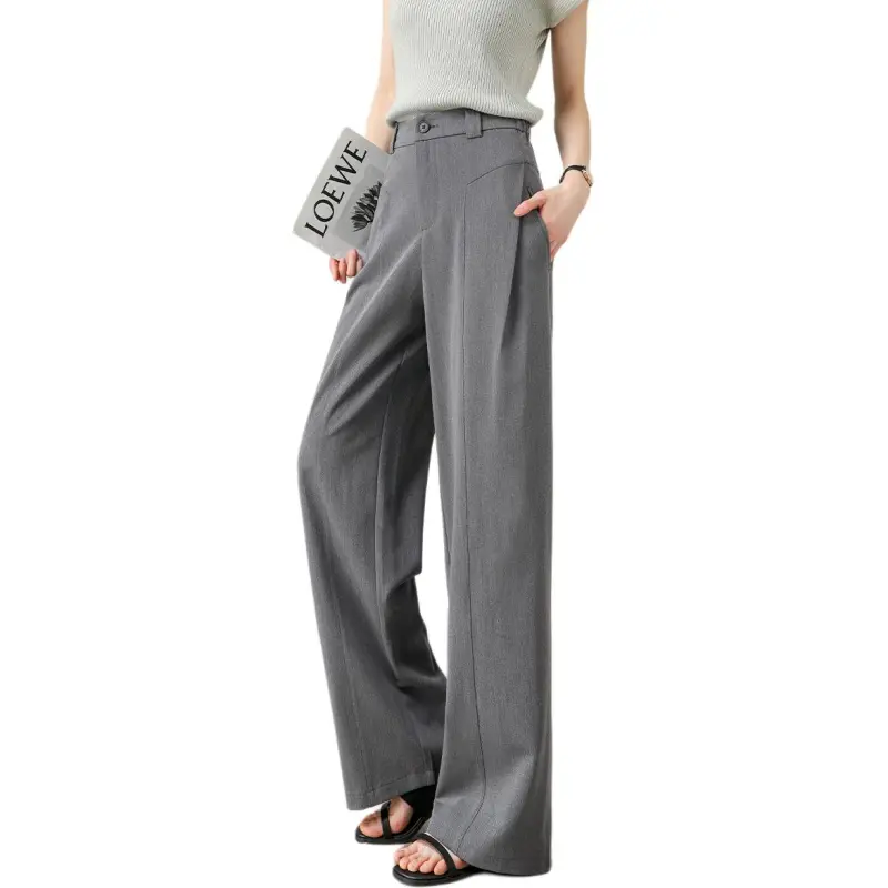 Weixi Casual Pants Women's Lunar Rock Gray-4