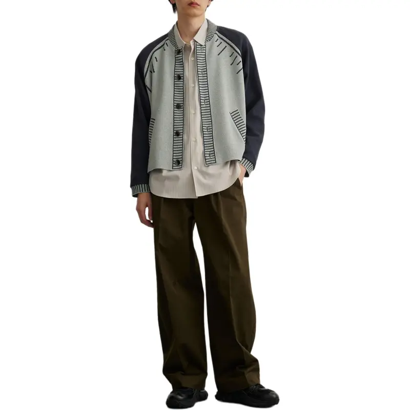 PUBLIC TOKYO SS25 Knitwear Men's Light Gray-1