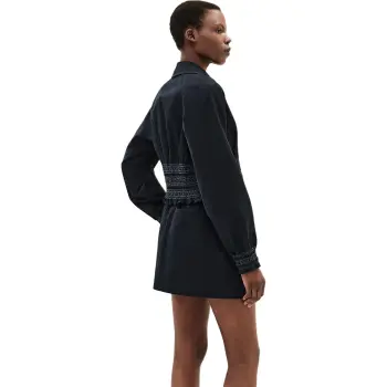 HERMES Jackets & Coats Women's Dark Blue