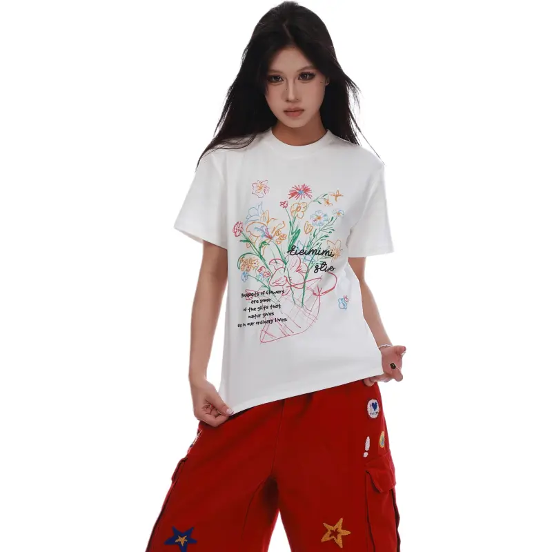 VINMUK T Shirts Women's White-3