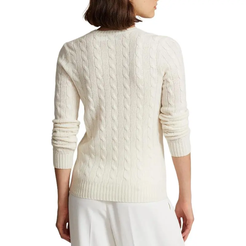 Polo Ralph Lauren Qixi Festival Collection FW24 Sweater Women's Beige Yellow-3