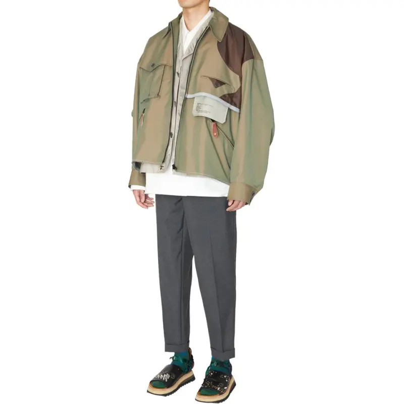 Kolor SS25 Jackets & Coats Men's Khaki-2