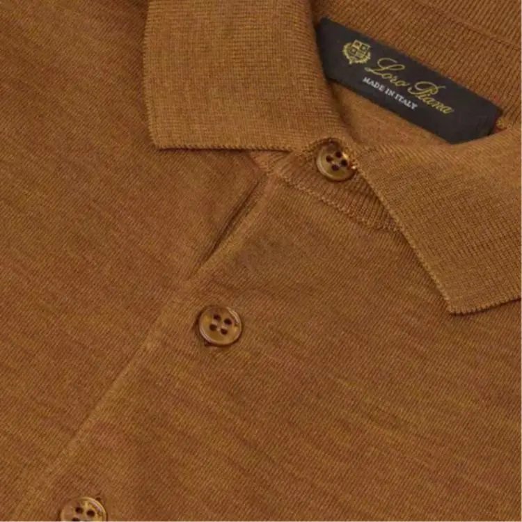 Loro Piana Polo Shirt Men's Camel Oasis-2