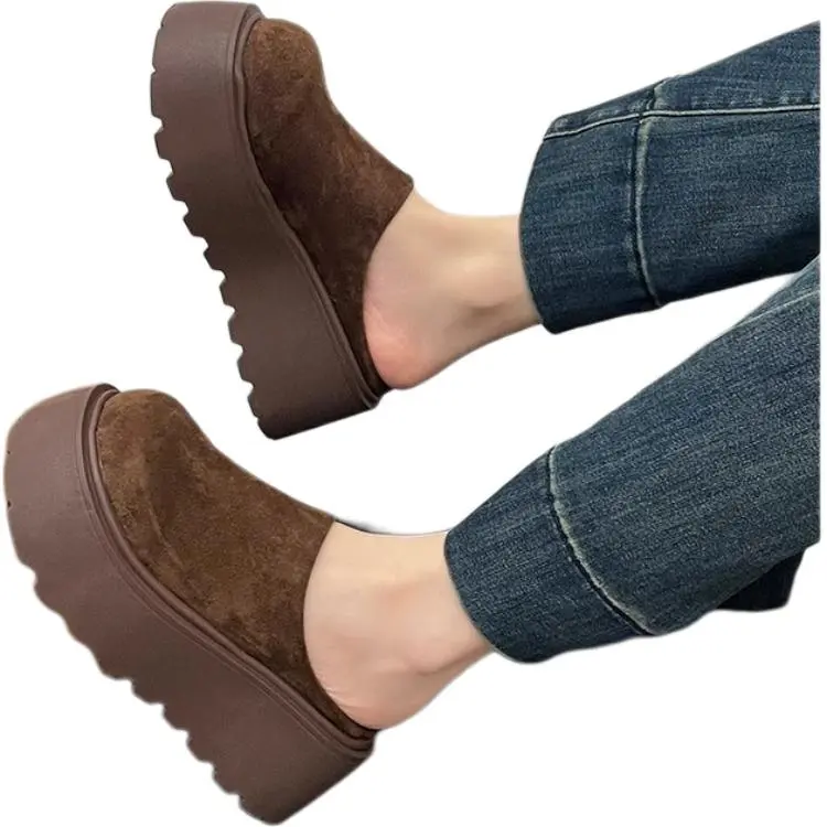 Qiao Anju Home Slippers Coffee, Chestnut-1