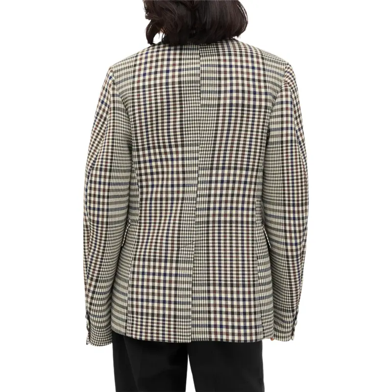 Bottega Veneta Double Breasted Checked Jacket-3