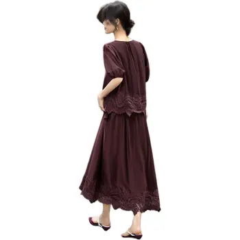 XWI Skirt Set Women's Dark Reddish Purple