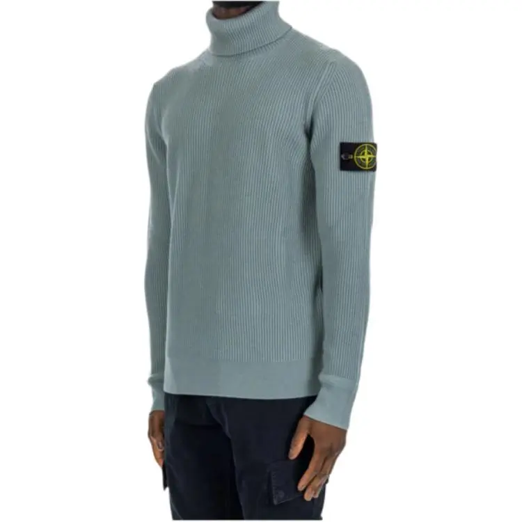 STONE ISLAND Sweater Men's Gray Green-1