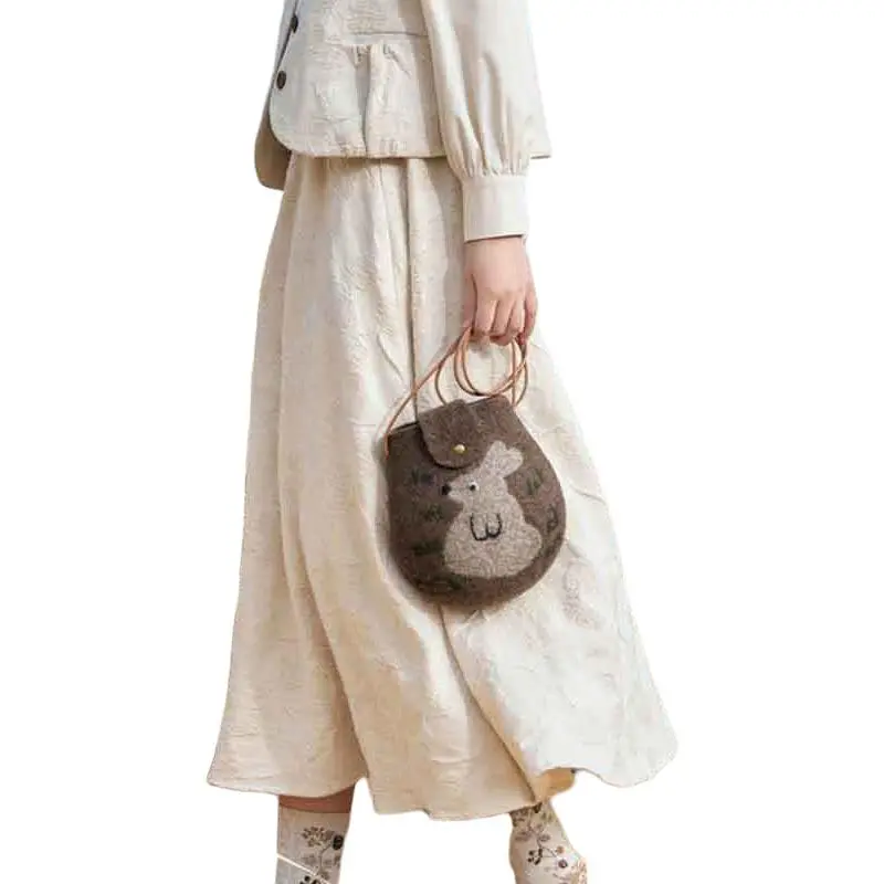 ZIHAN Casual Long Skirts Women's-1