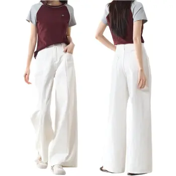 Mo Han Yi Mei Jeans Women's Ice Cream White