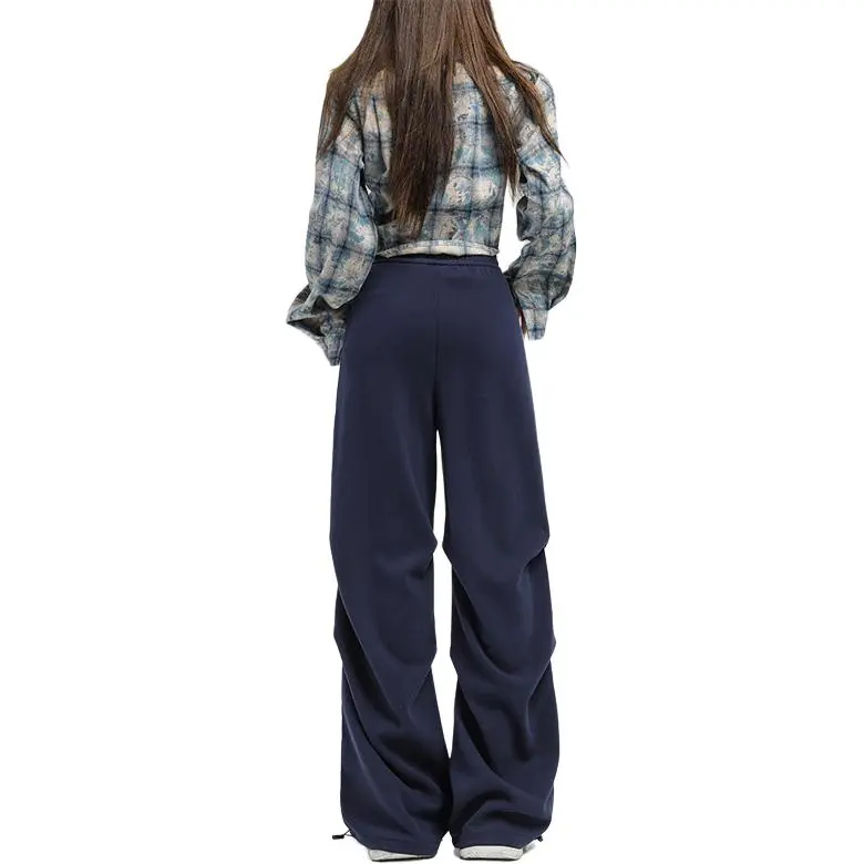 OROI Casual Pants Women's Navy Blue-0