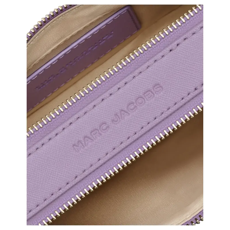 MARC JACOBS Leather Crossbody Bag Women's Lilac-6