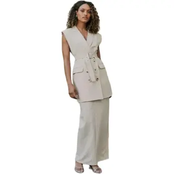 ELLIATTCOLLECTIVE Mini Dress Skirt Women's Apricot